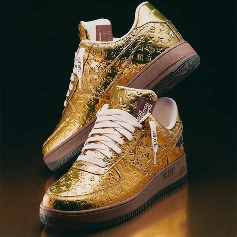 nike louis vuitton air force 1 gold|louis vuitton air force 1 sneakers.